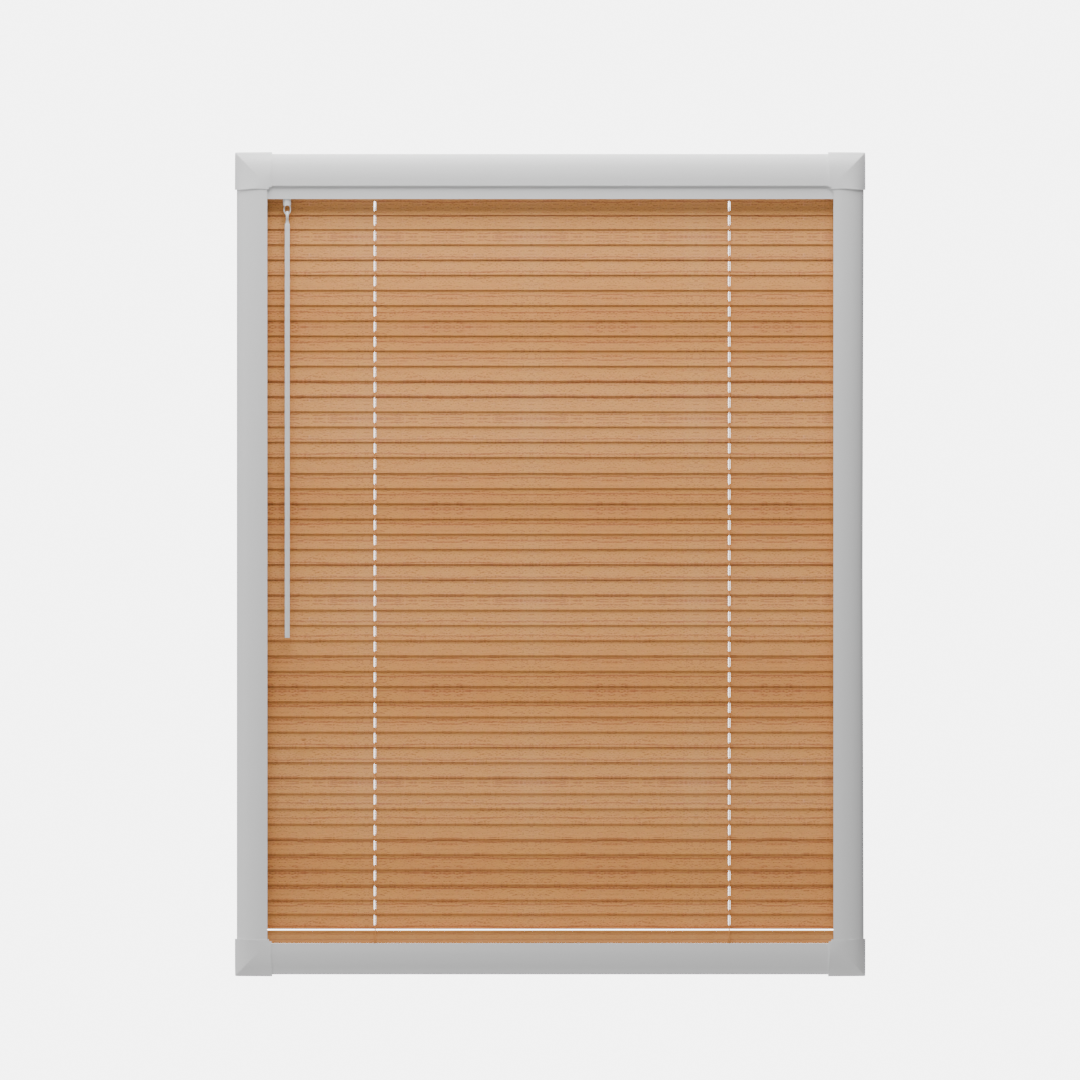 Perfect Fit No Drill Metal Blind - Conker - 25mm