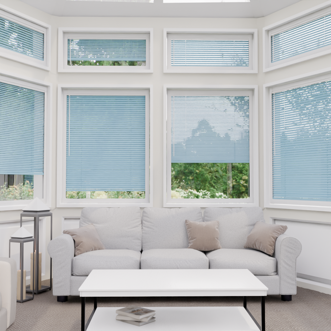 Perfect Fit Metal Blind - Cool Aqua - 25mm