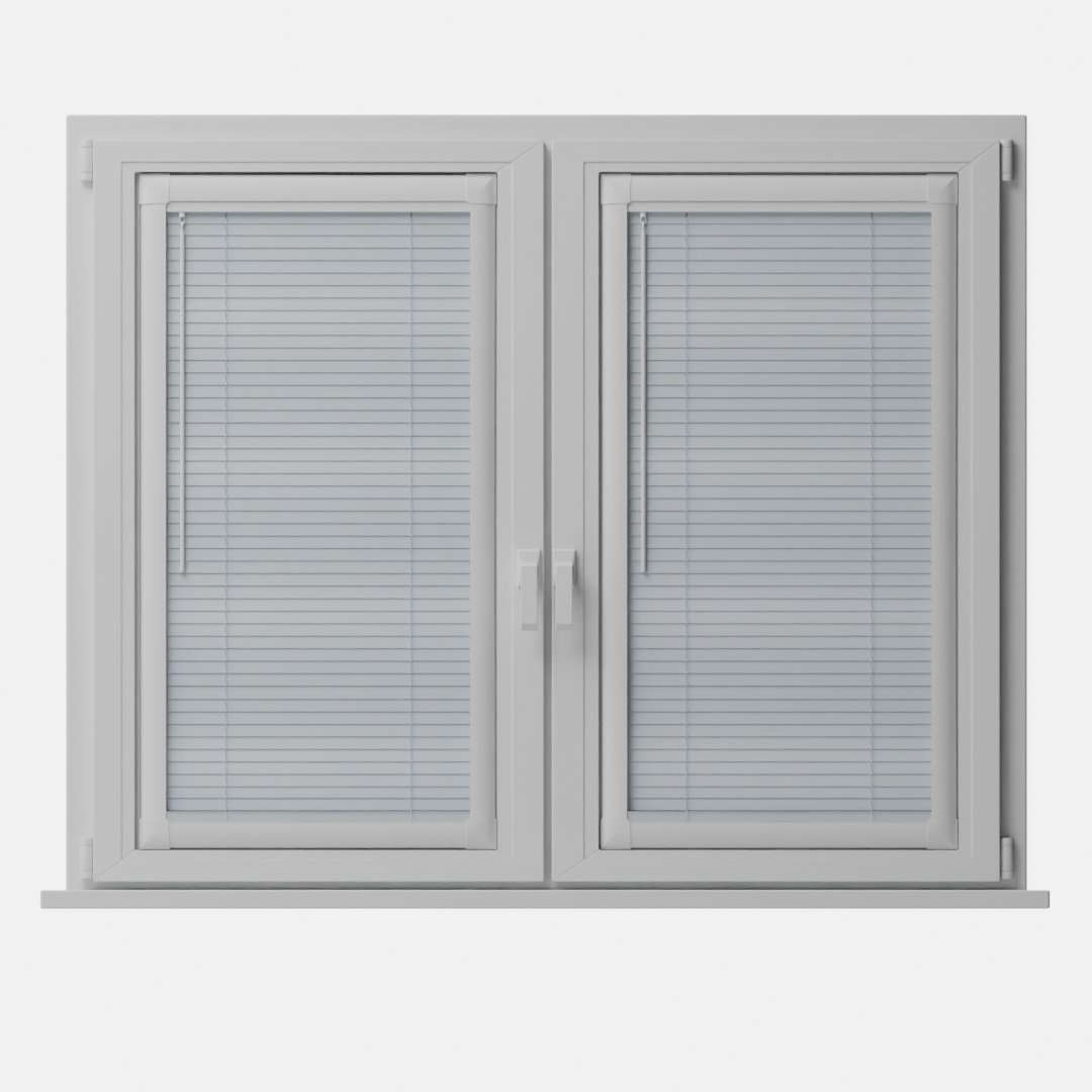 Perfect Fit No Drill Metal Blind - Cool Sky - 25mm