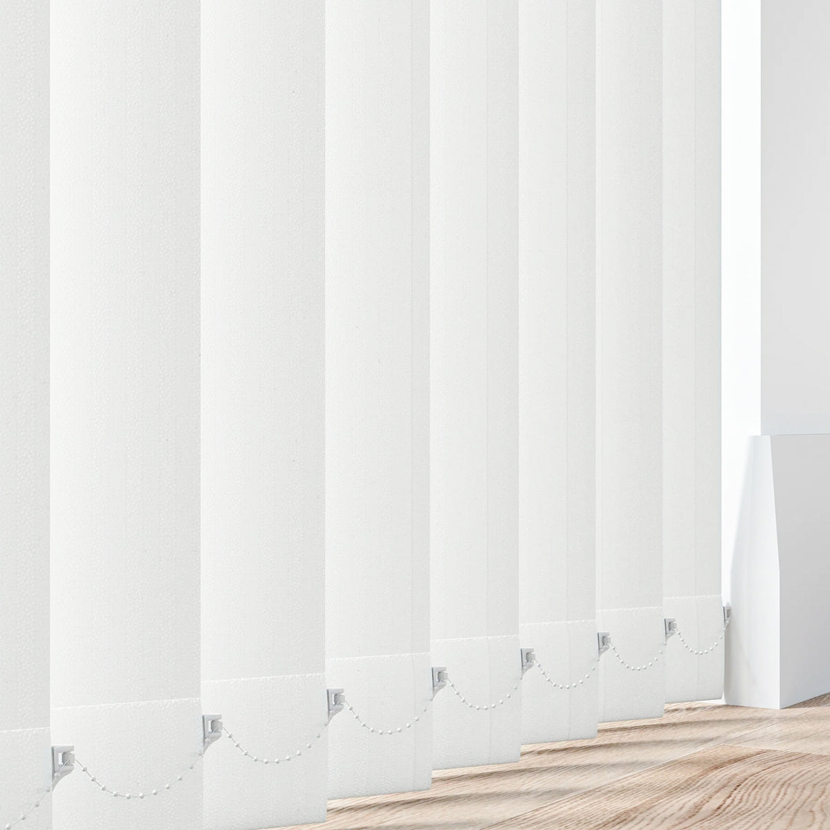Corsica White Vertical Replacement Blind Slat