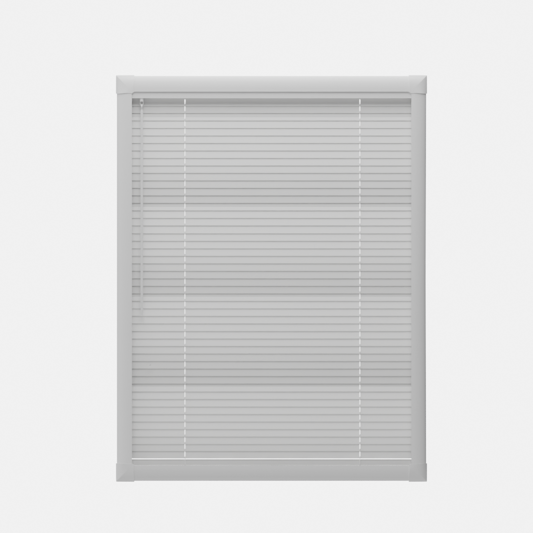 Perfect Fit No Drill Metal Blind - Cream- 25mm