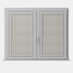 Perfect Fit No Drill Metal Blind - Creamy Apricot- 25mm