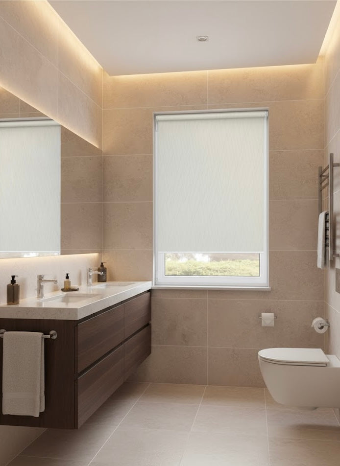 Cubik Ivory Roller Blind