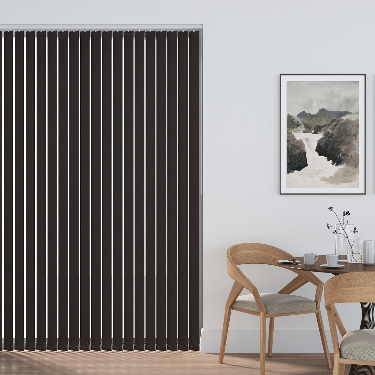 Dolphin Brown Vertical Blind