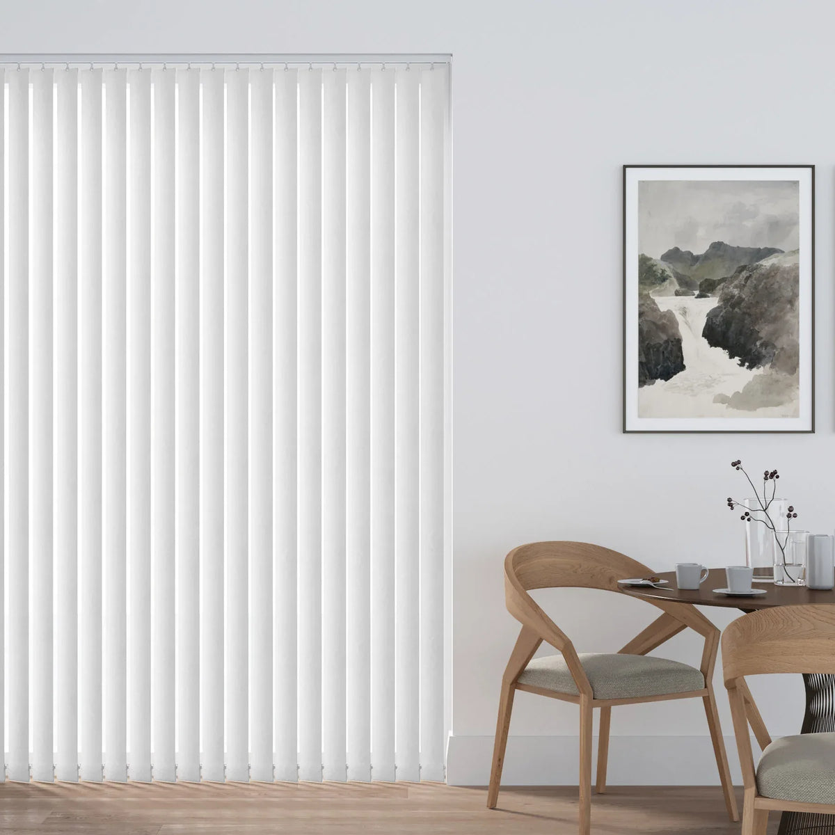 Dolphin White Vertical Replacement Blind Slat