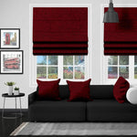 EB Dalyan Claret Roman Blind