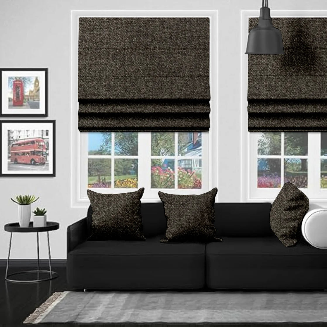 EB Dalyan Steel Roman Blind