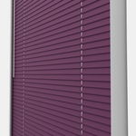 Perfect Fit No Drill Metal Blind - Damson- 25mm