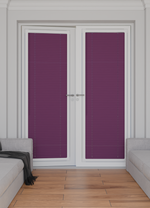 Perfect Fit No Drill Metal Blind - Damson- 25mm