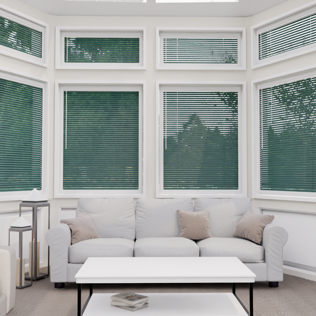 Perfect Fit No Drill Metal Blind - Deep Ivy- 25mm