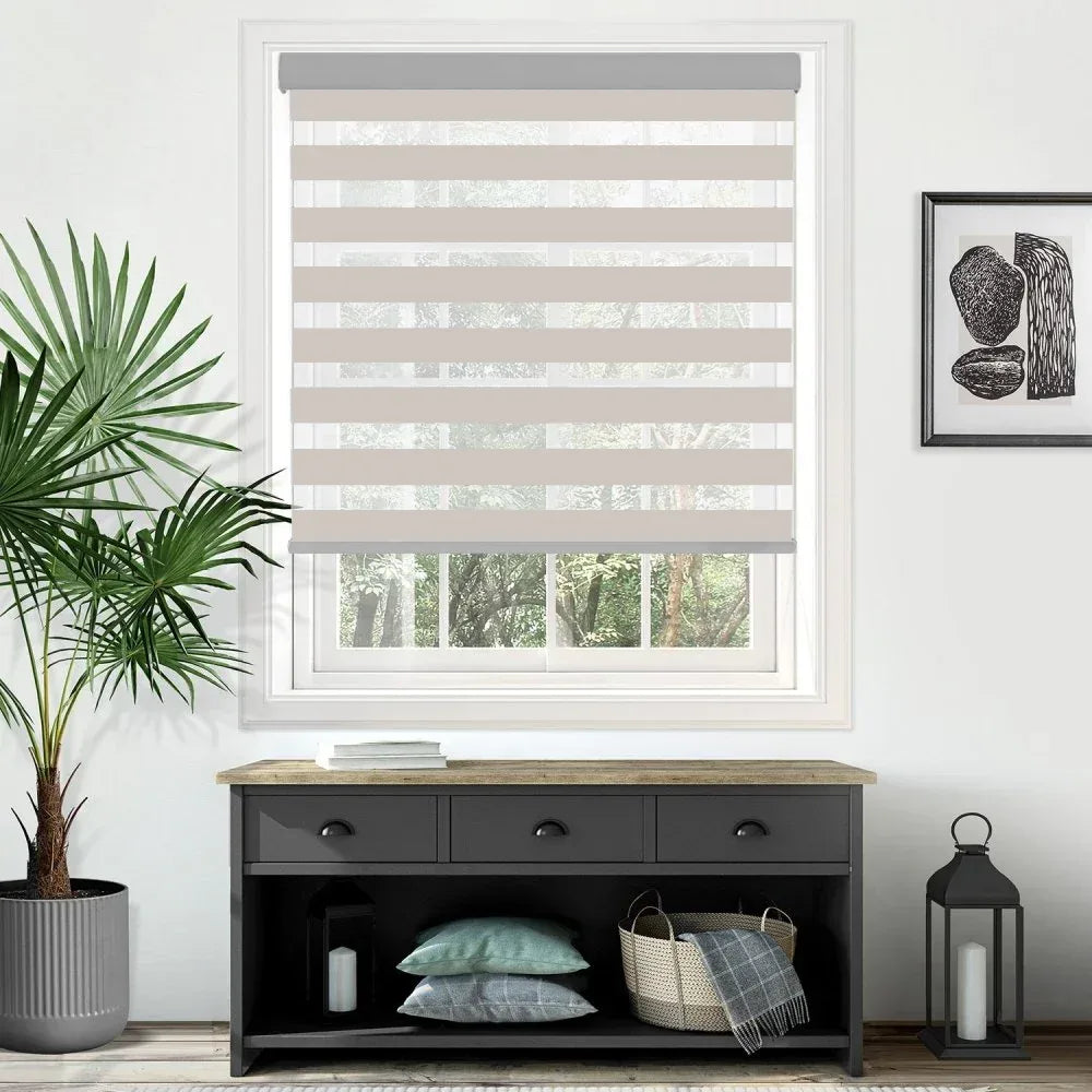 Dimout Rome Beige - Day and Night Blinds