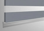 Dimout Rome Silver - Electrical Day and Night Blinds