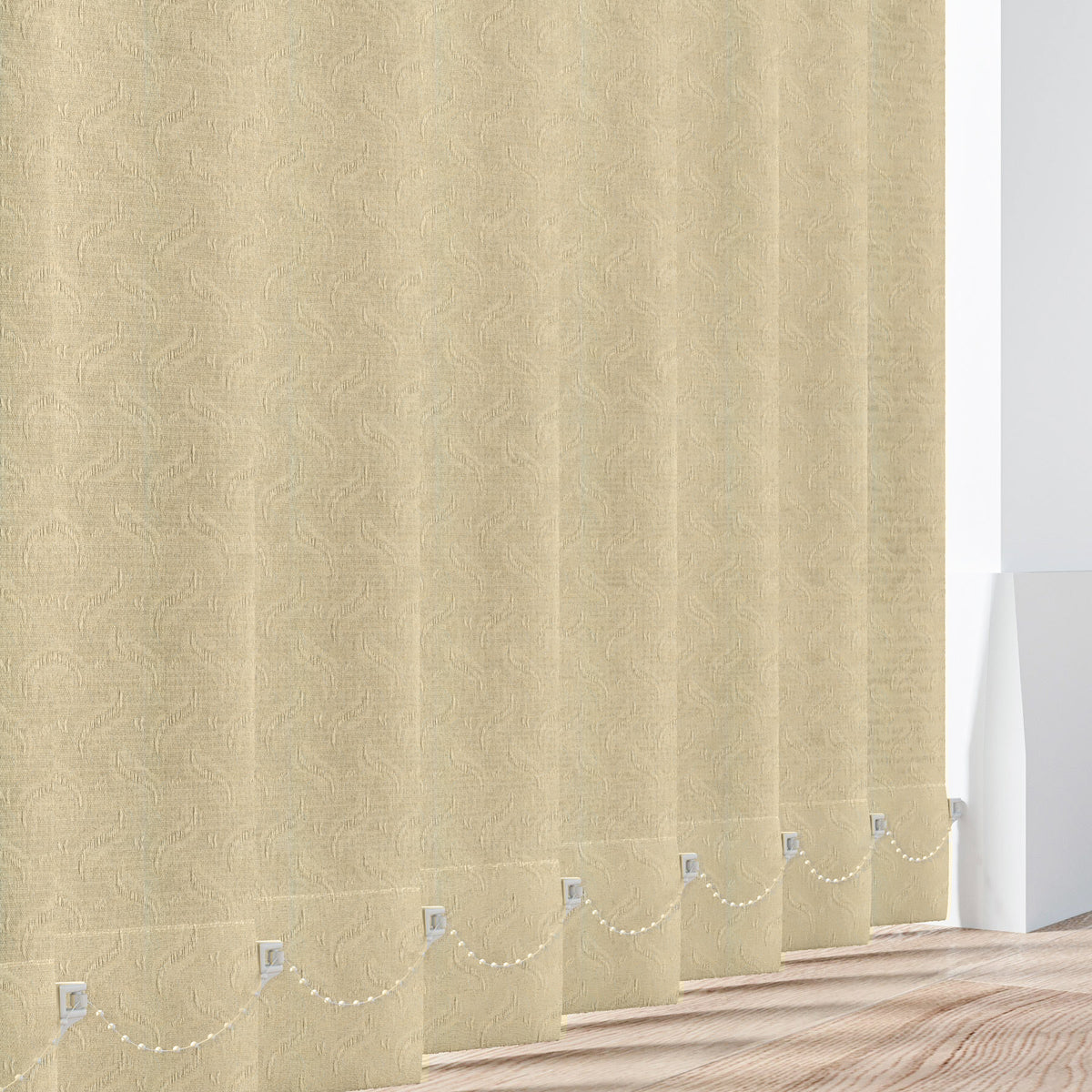 Dolphin Ivory Vertical Replacement Blind Slat