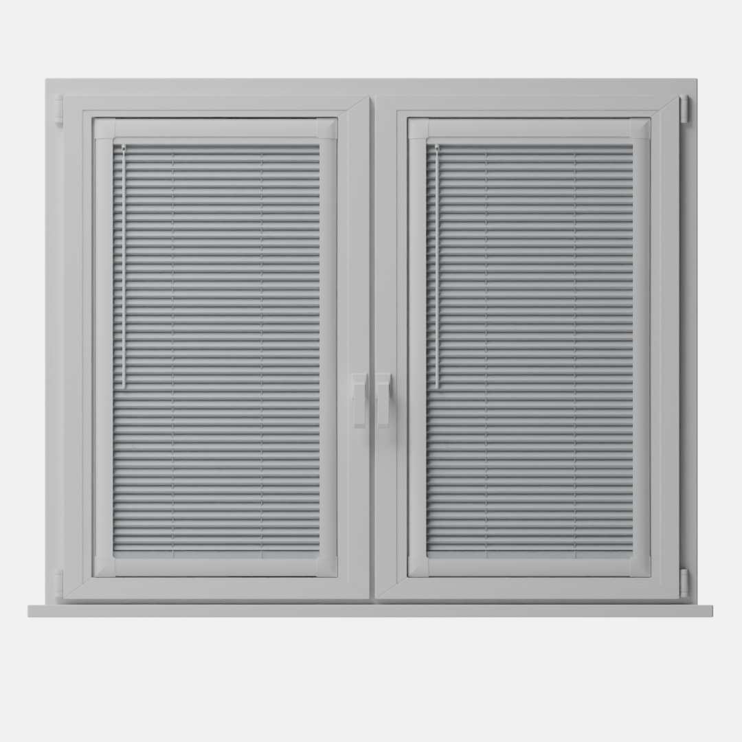 Perfect Fit No Drill Metal Blind - Dusty Grey- 25mm