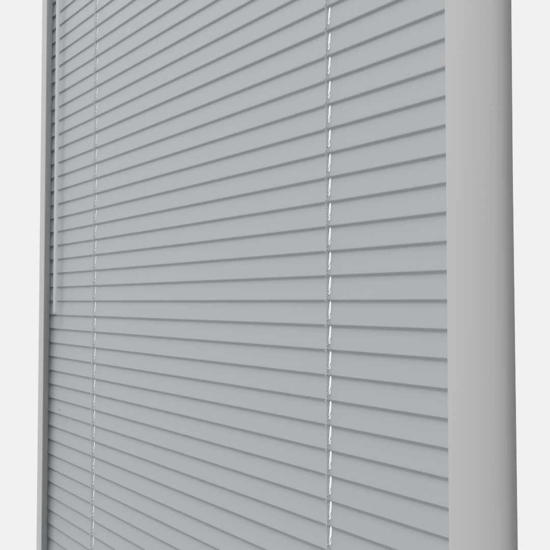 Perfect Fit No Drill Metal Blind - Dusty Grey- 25mm