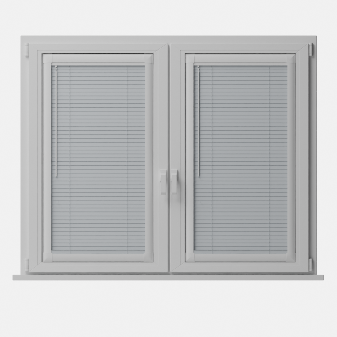 Perfect Fit No Drill Metal Blind - Dusty Grey- 25mm