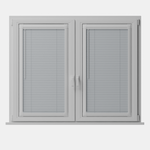 Perfect Fit No Drill Metal Blind - Dusty Grey- 25mm