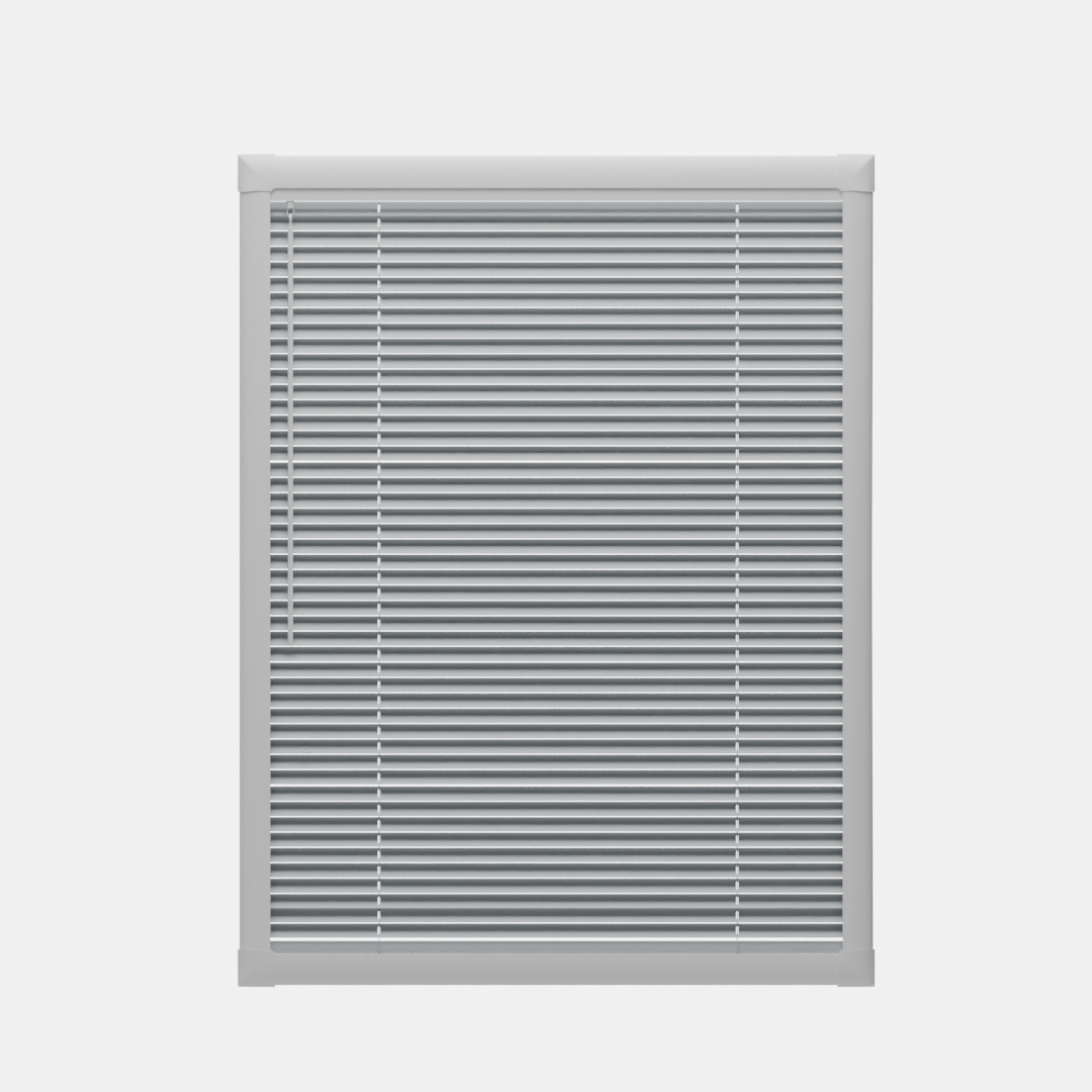 Perfect Fit No Drill Metal Blind - Dusty Grey- 25mm