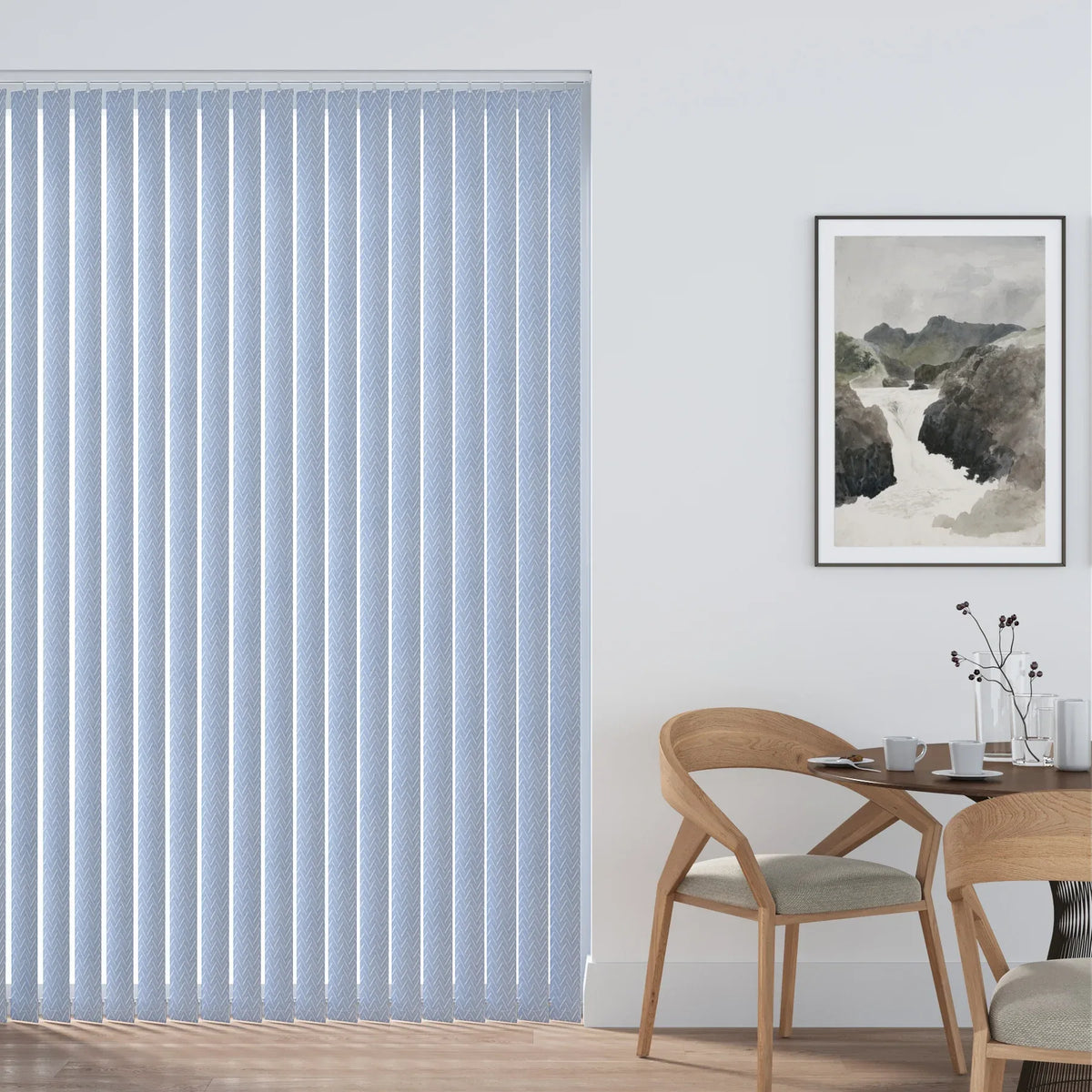 Everest Blue Vertical Blind