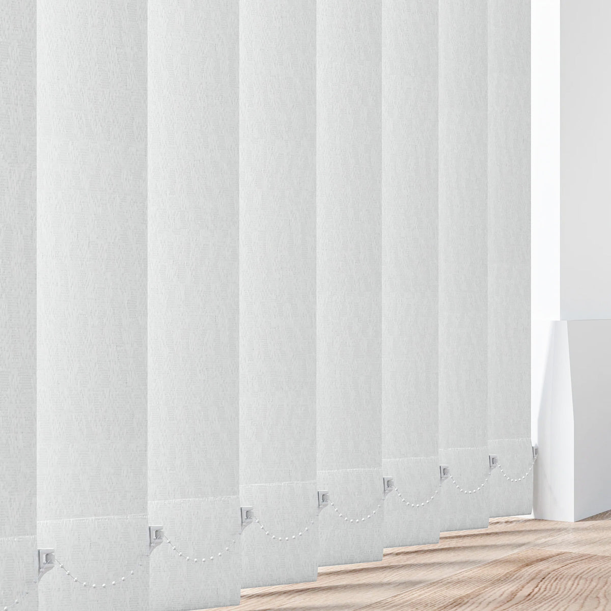 Emery White Vertical Blind