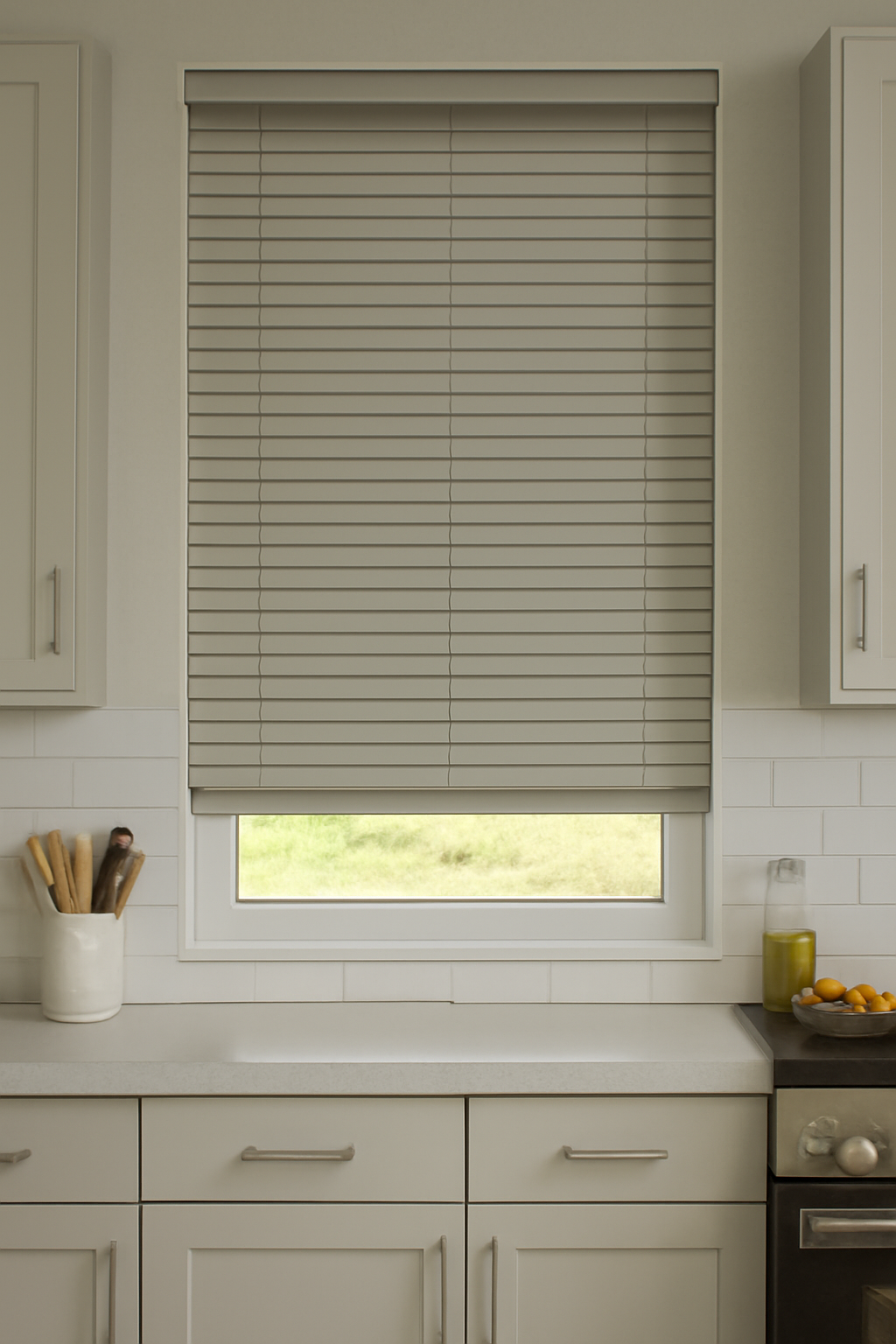 Essence Moonshine Faux Wooden Blind - 50mm