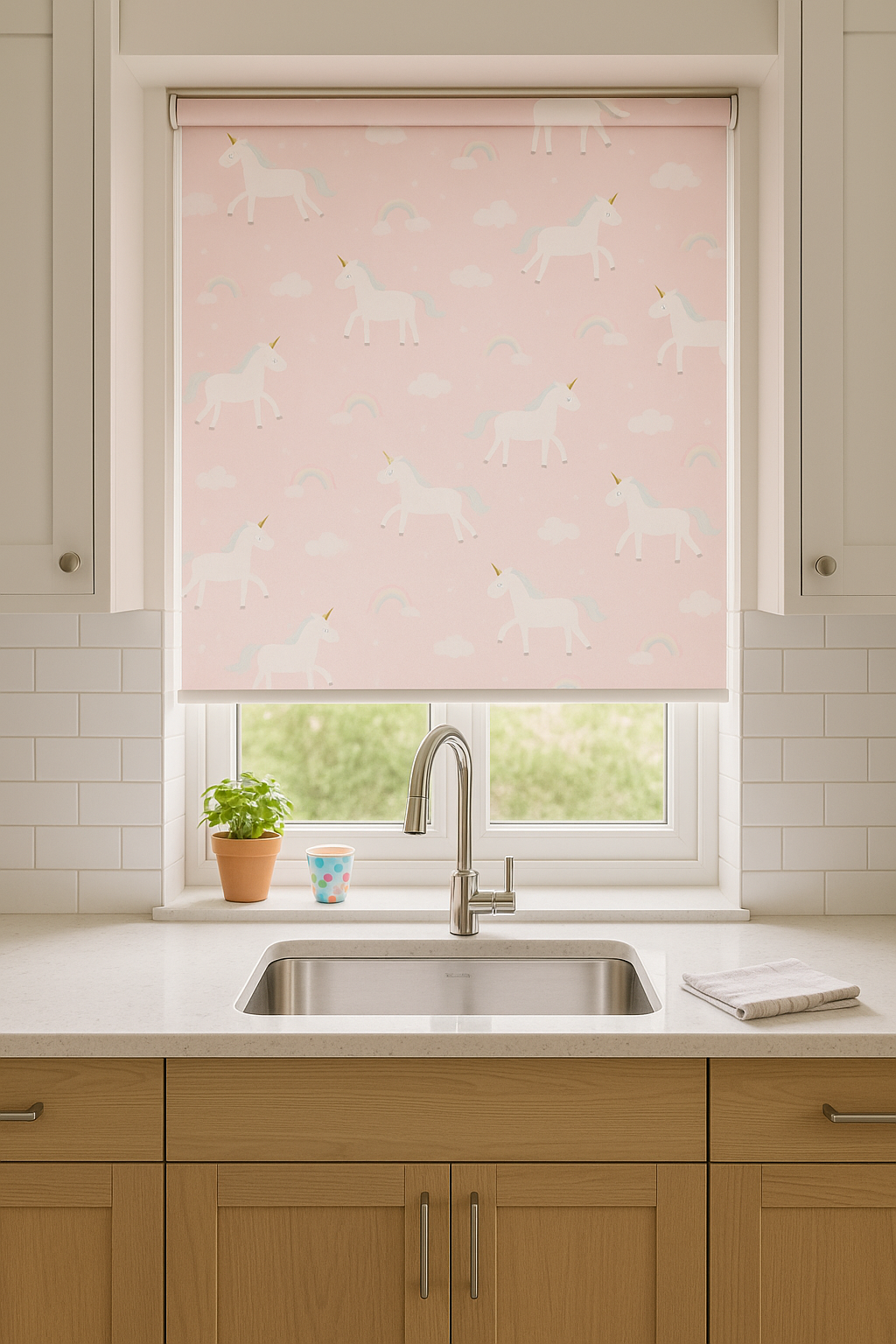 Eunice Candy Electrical Roller Blind