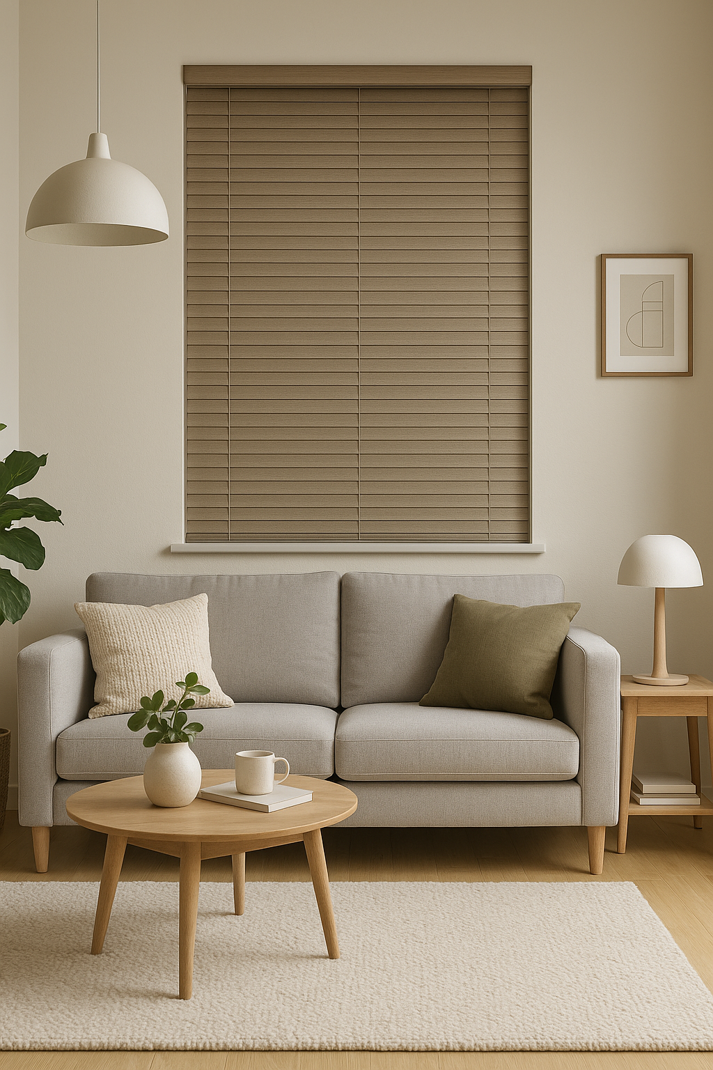 Expressions Haze Faux Wooden Blind - 50mm