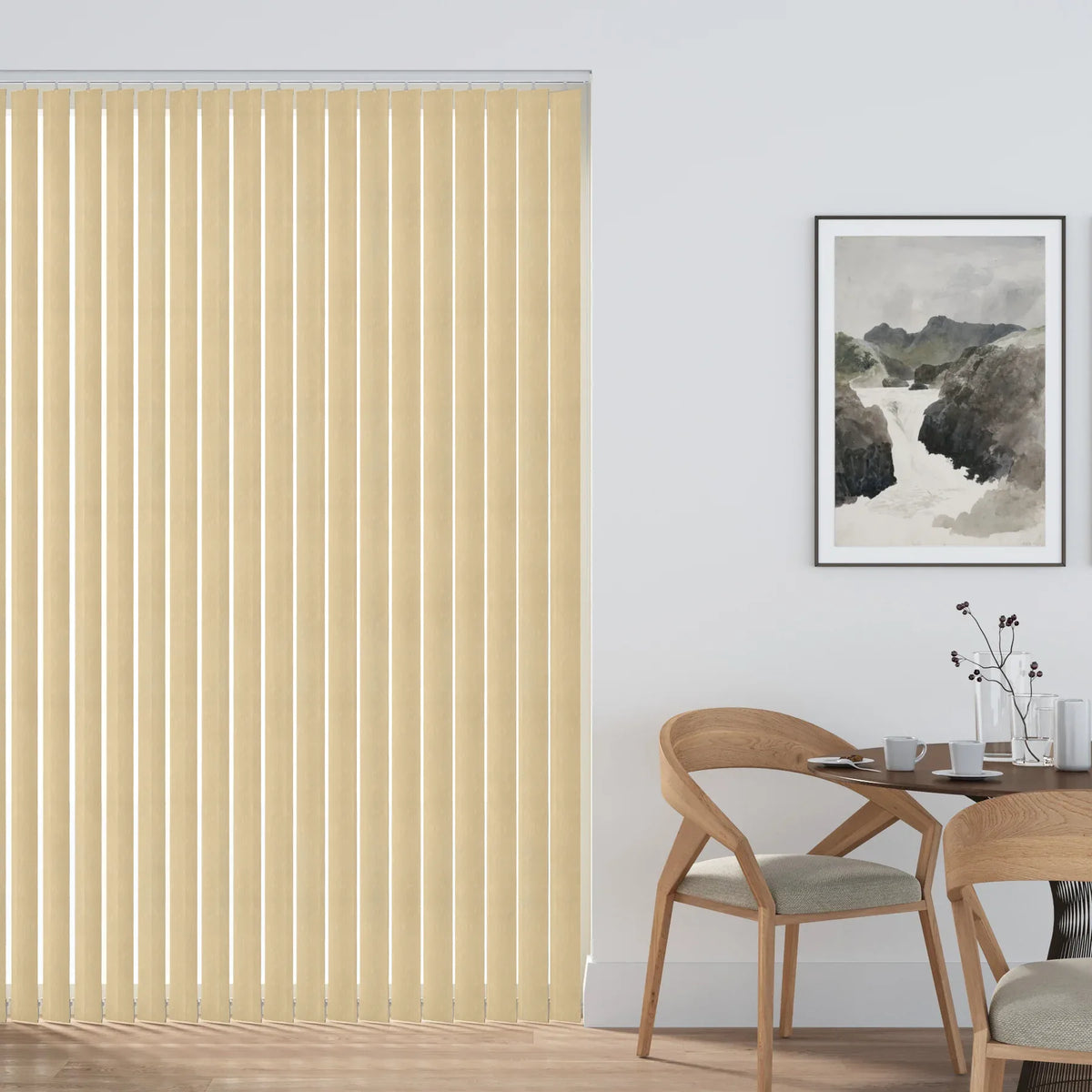 Fabian Beige Vertical Replacement Blind Slat