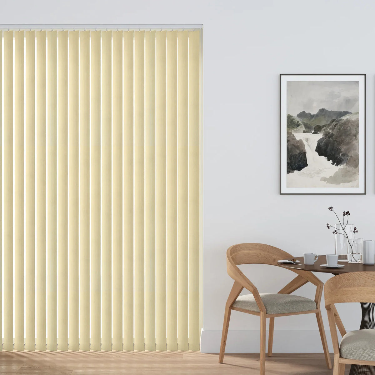 Feather Weave Beige Vertical Replacement Blind Slat