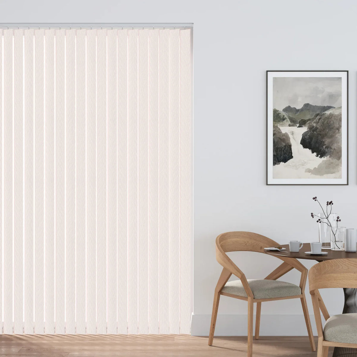 Feather Weave Chantilly Vertical Blind