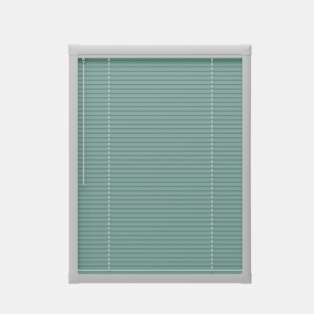Perfect Fit No Drill Metal Blind - Fern Green- 25mm