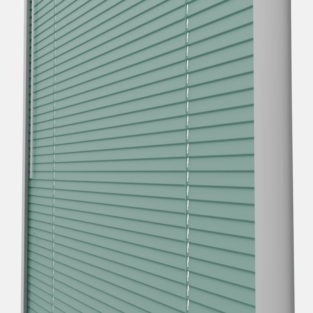 Perfect Fit No Drill Metal Blind - Fern Green- 25mm