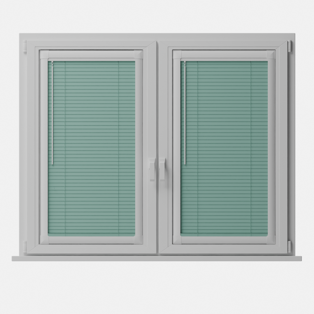 Perfect Fit No Drill Metal Blind - Fern Green- 25mm