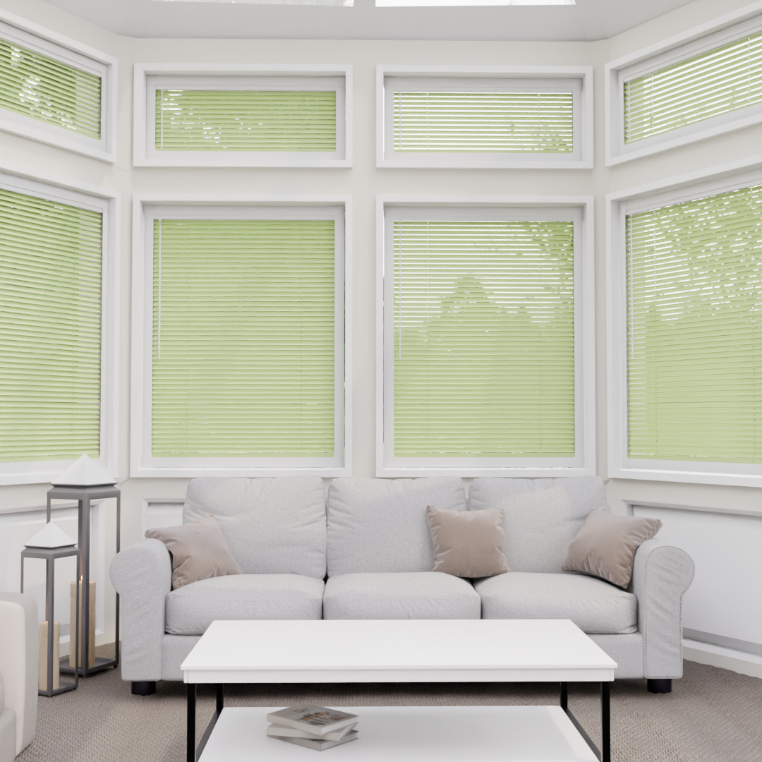 Perfect Fit No Drill Metal Blind - Fresh Apple- 25mm