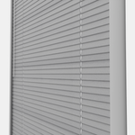 Perfect Fit No Drill Metal Blind - Frosted Silver- 25mm