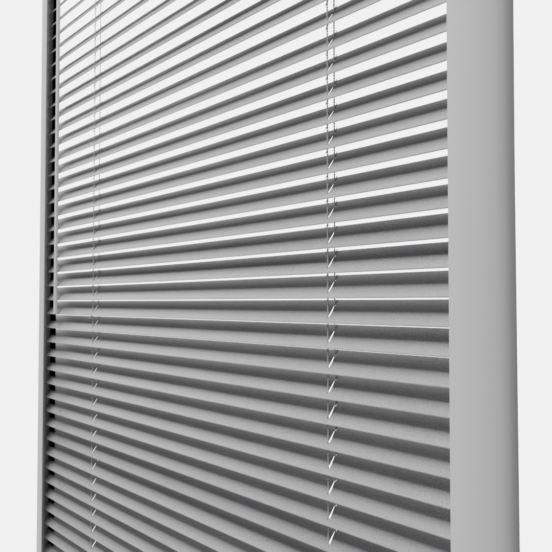 Perfect Fit No Drill Metal Blind - Frosted Silver- 25mm