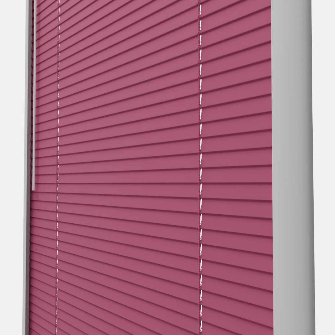 Perfect Fit No Drill Metal Blind - Fuschia- 25mm