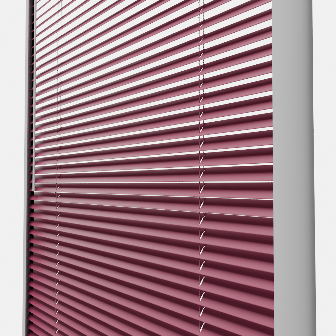 Perfect Fit No Drill Metal Blind - Fuschia- 25mm