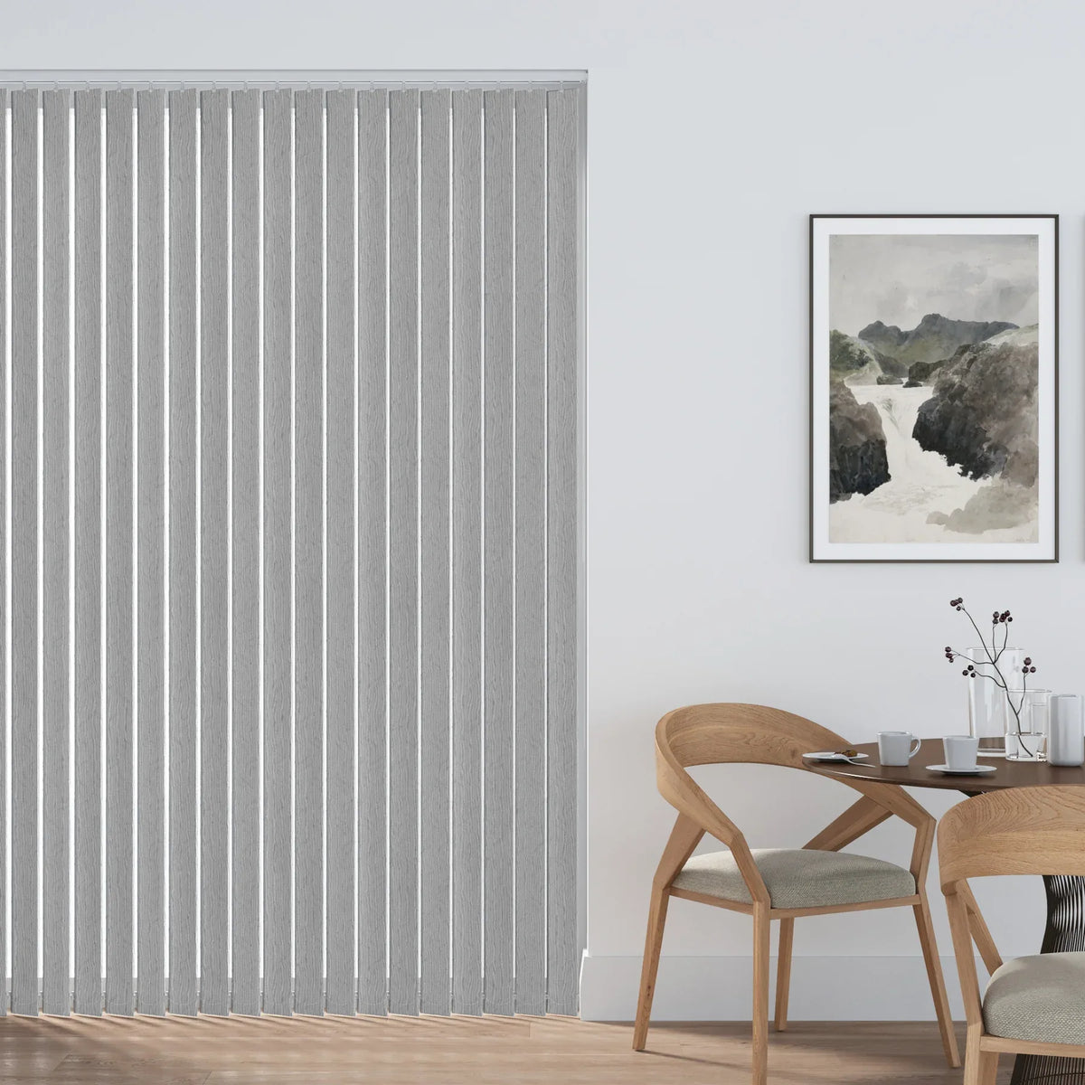 Gravity Grey - PVC Blackout Vertical Blind Slat