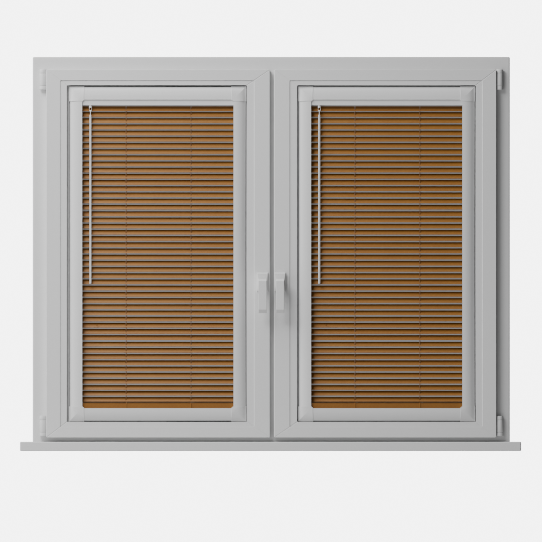 Perfect Fit No Drill Metal Blind - Glistening Gold - 25mm