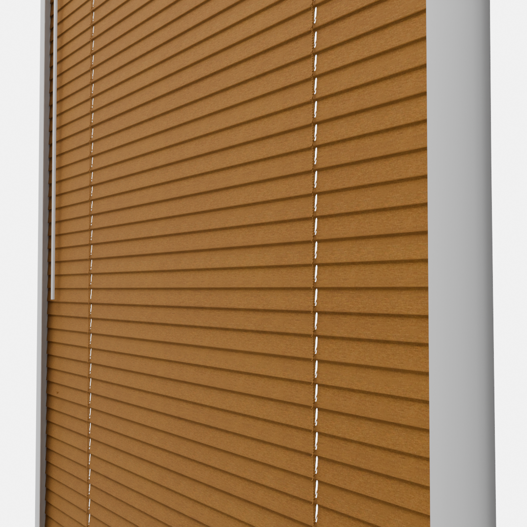 Perfect Fit No Drill Metal Blind - Glistening Gold - 25mm