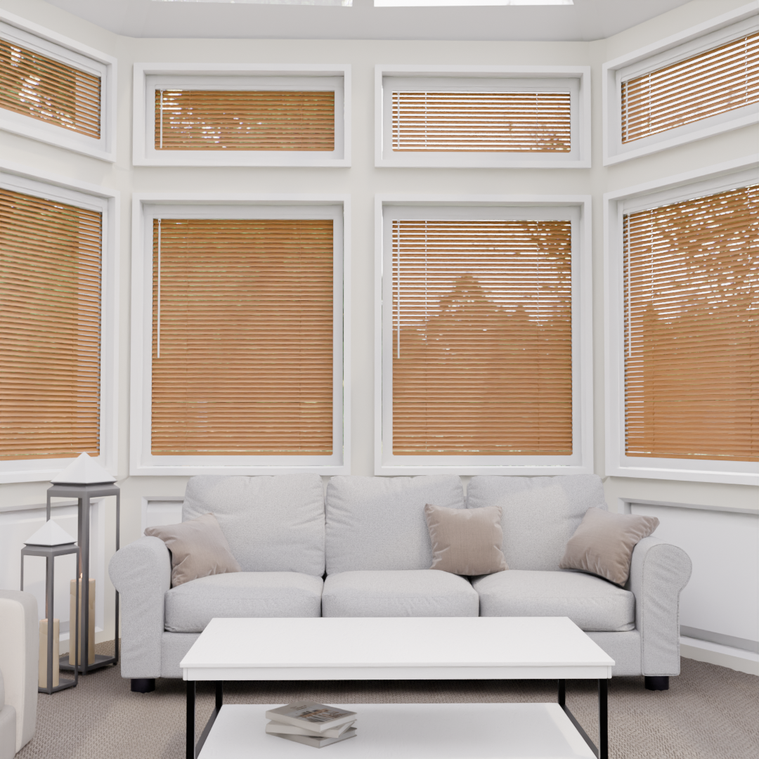 Perfect Fit No Drill Metal Blind - Glistening Gold - 25mm