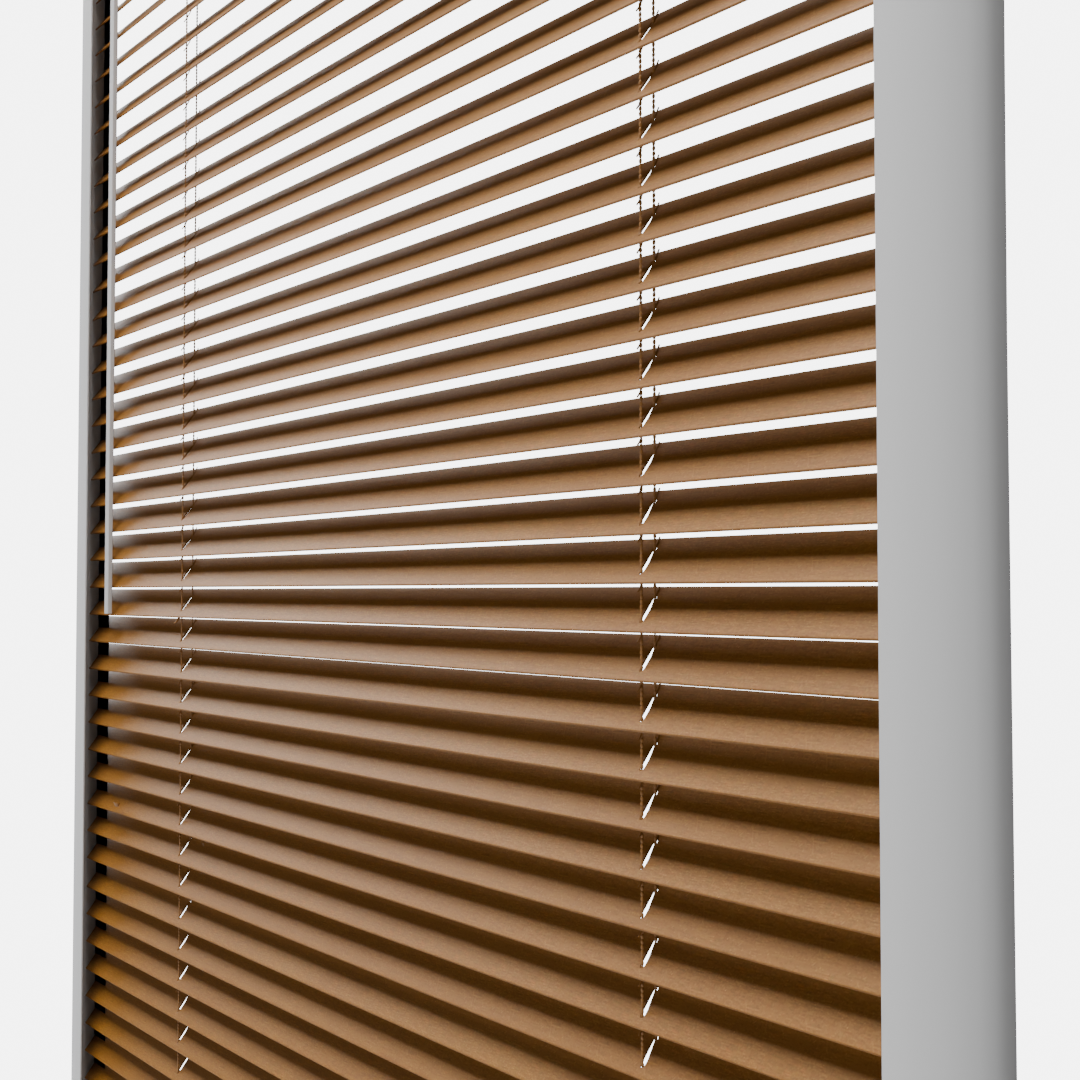 Perfect Fit No Drill Metal Blind - Glistening Gold - 25mm
