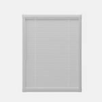 Perfect Fit No Drill Metal Blind - Gloss White- 25mm