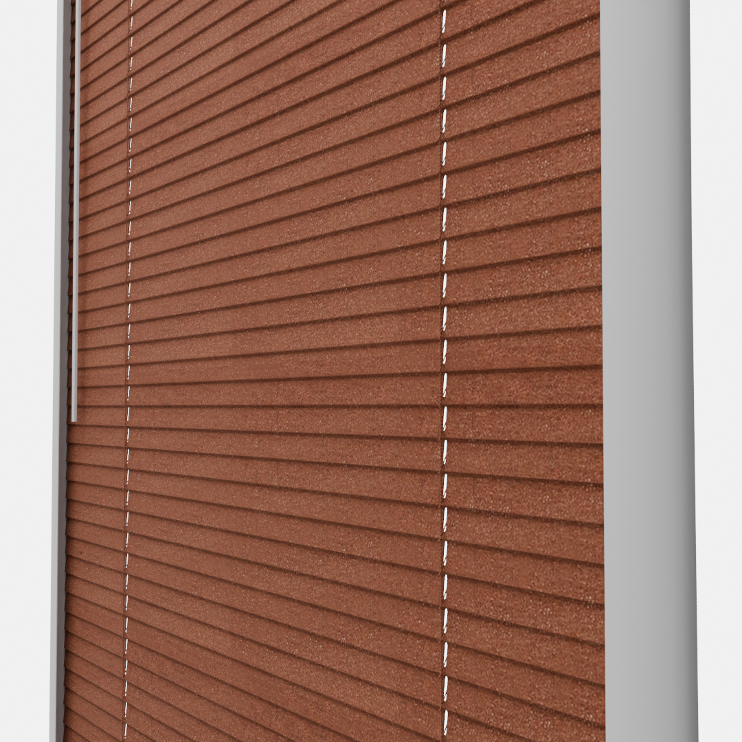 Perfect Fit No Drill Metal Blind - Gold Copper - 25mm