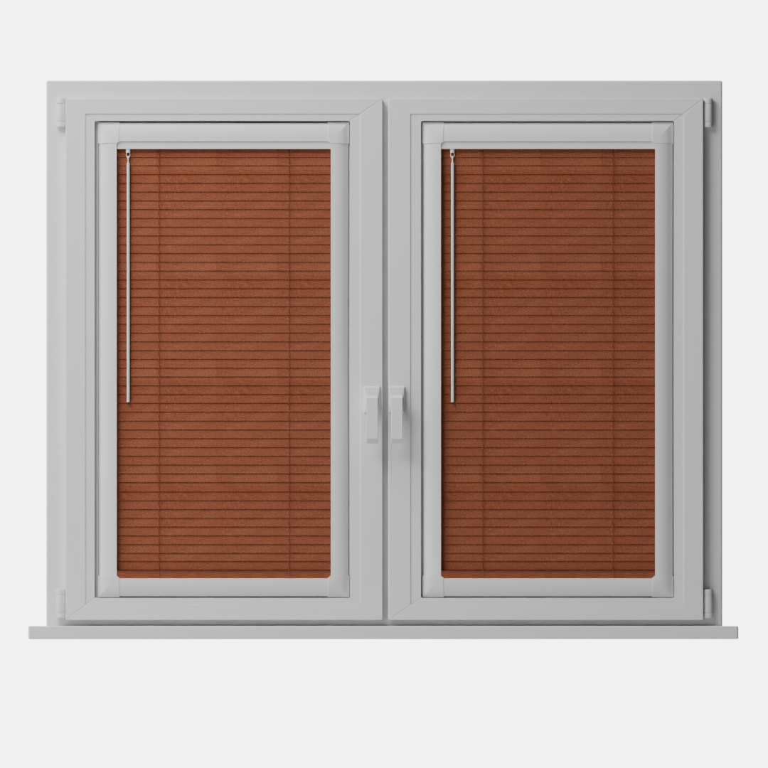 Perfect Fit No Drill Metal Blind - Gold Copper - 25mm