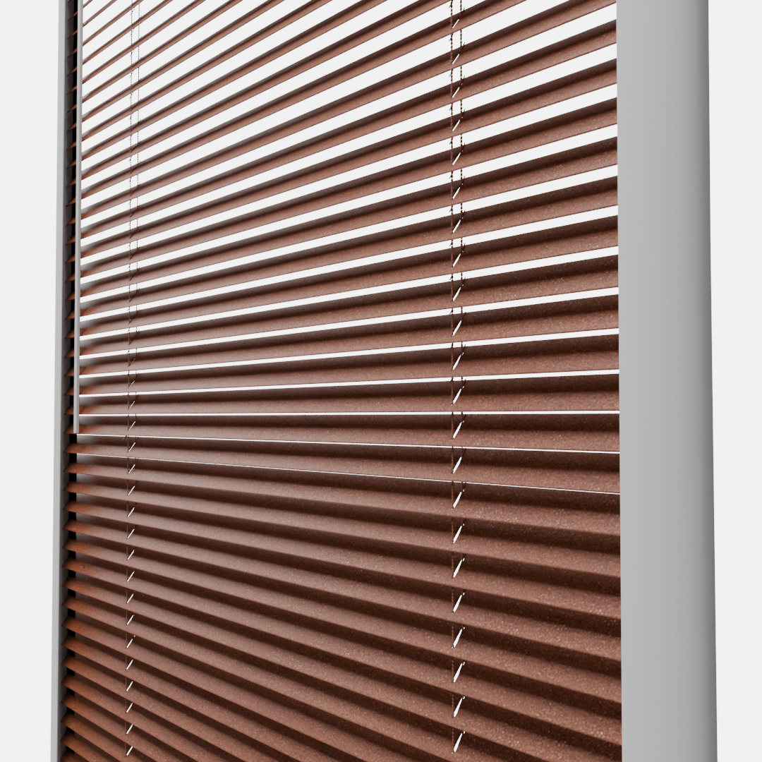 Perfect Fit No Drill Metal Blind - Gold Copper - 25mm