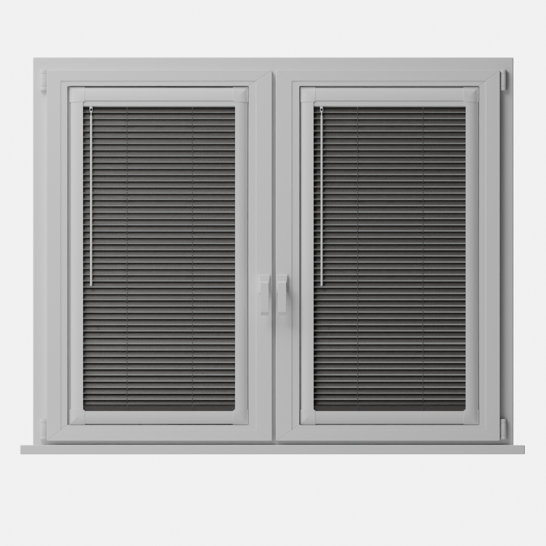 Perfect Fit No Drill Metal Blind - Graphite - 25mm