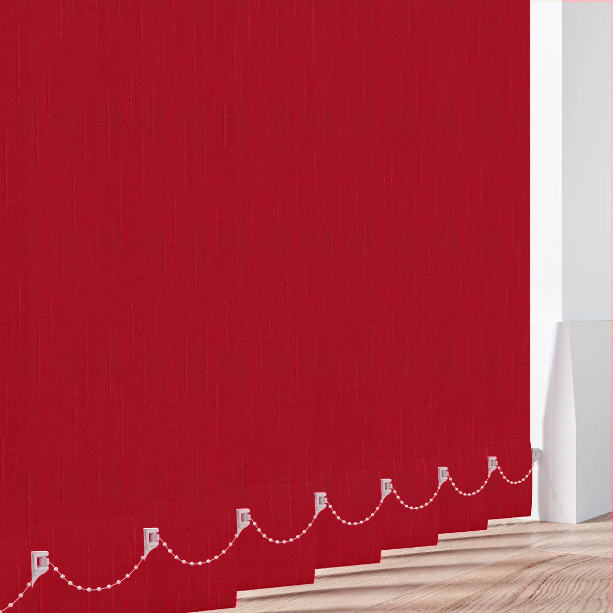 Hambrook Red Vertical Blind