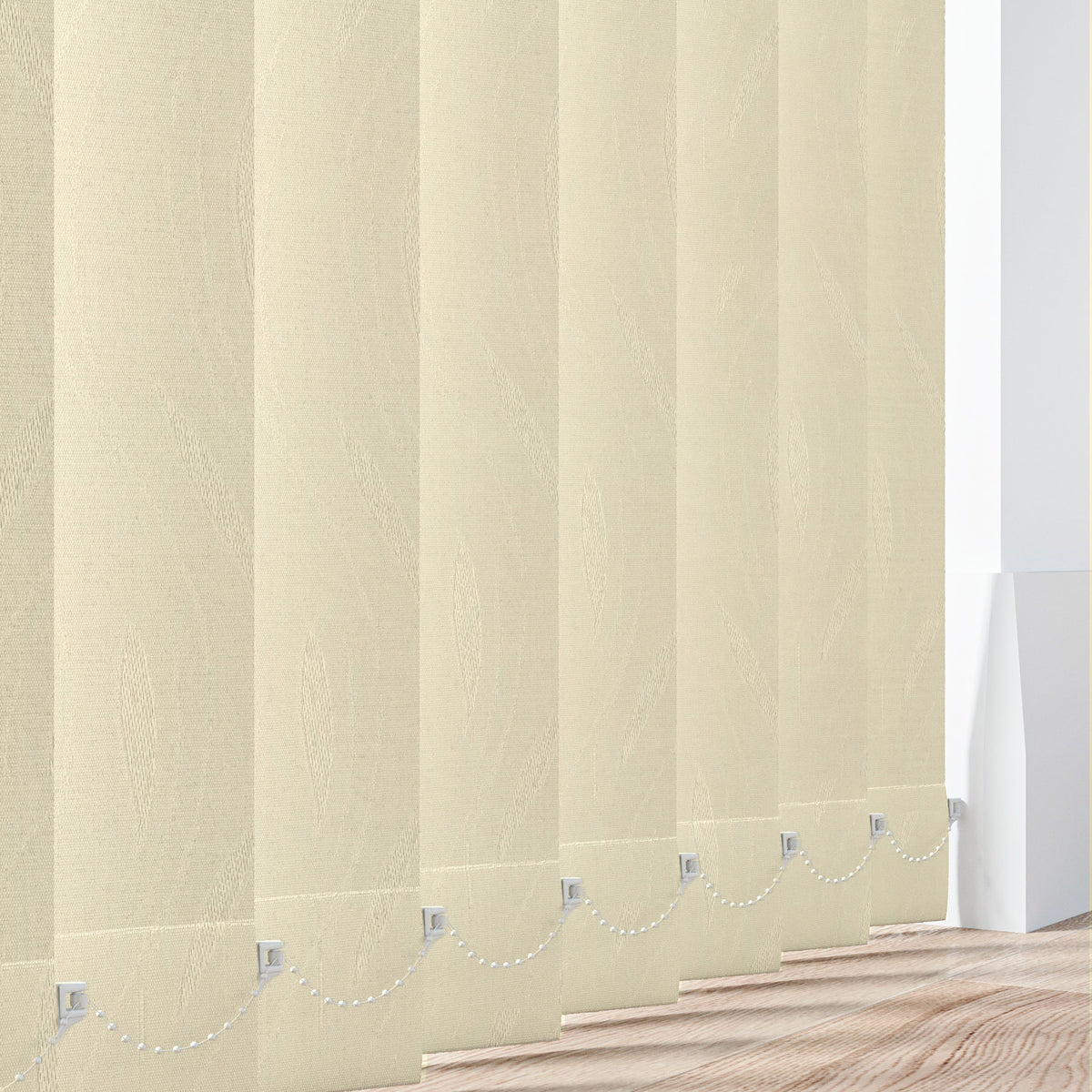 Henley Cream Vertical Replacement Blind Slat